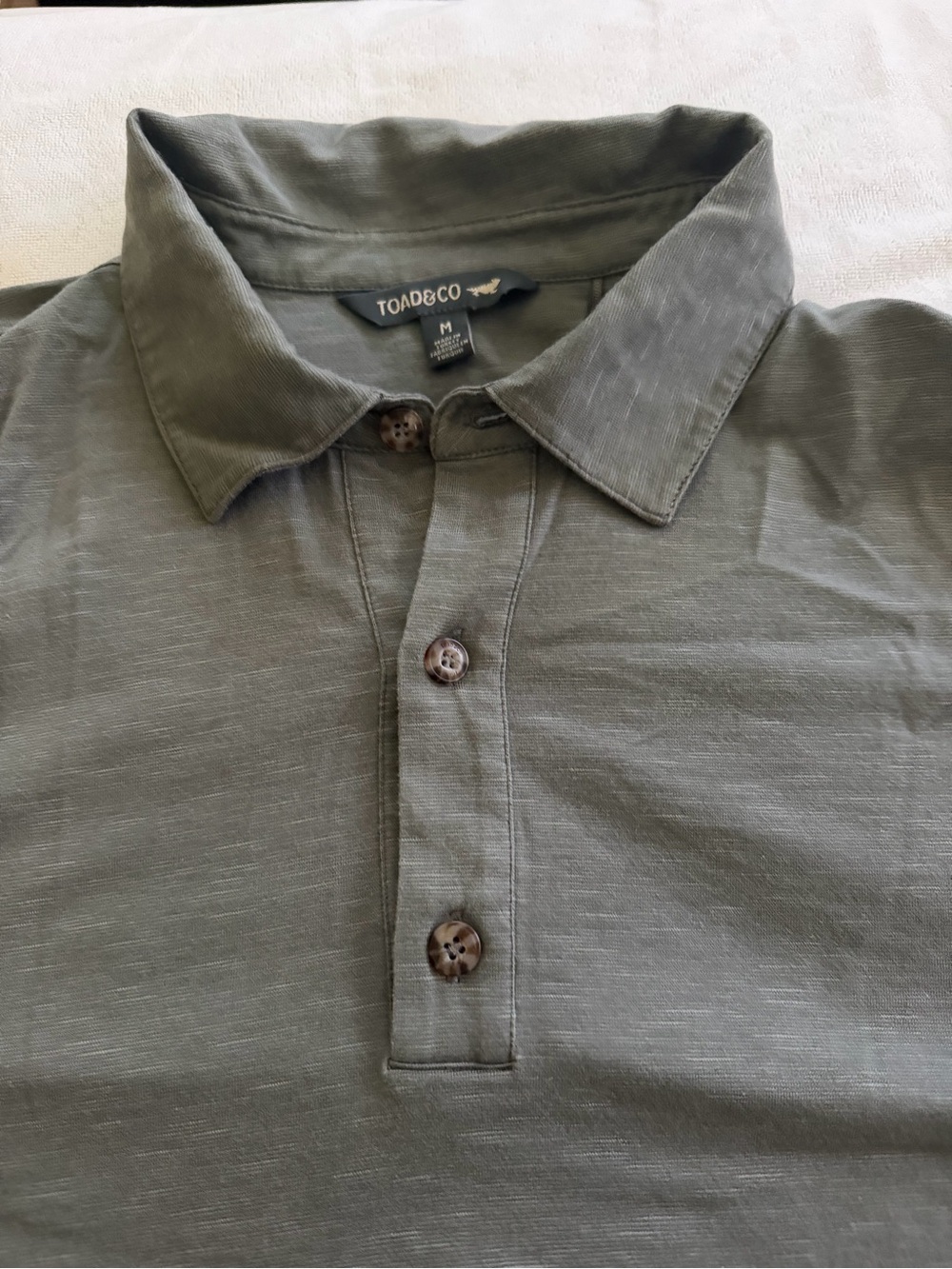 Toad&Co Men's Grey Polo